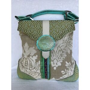 Spencer & Rutherford Vintage Mixed Media Eclectic Purse Bag